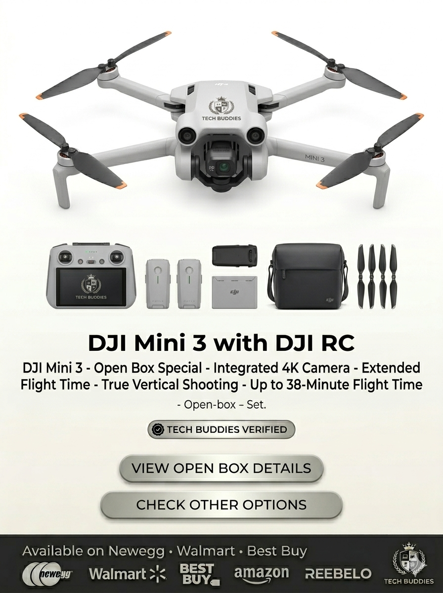 DJI Mini 3 with DJI RC | Open Box