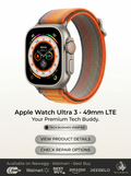 Refurbished Apple Watch Ultra 3.- 49mm LTE